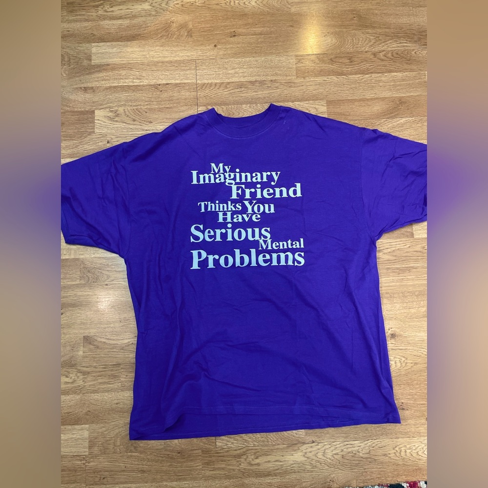 Adult Purple Shirt 2XL/2TG/2XG 100 percent cotton /Port and Company/
